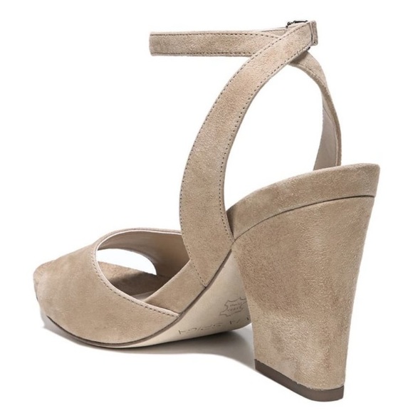 NWOT Via Spiga Piper Ankle Strap Suede Sandals - Picture 9 of 9